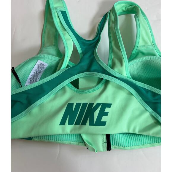 Nike DRI-FIT Women's High-Support Padded Zip-Front Sports Bra CN3718-342 Size S - Picture 5 of 16